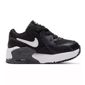Nike Air Max Excee Toddler Black/White- Dark Grey Size 8C